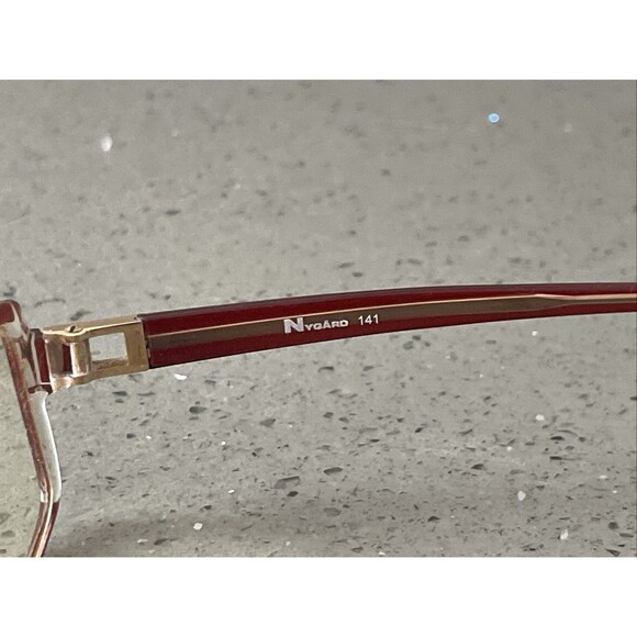 Nygard Eyeglasses Eye Glasses Frames ONLY Red Cen full rim 54-14-141 main image 4